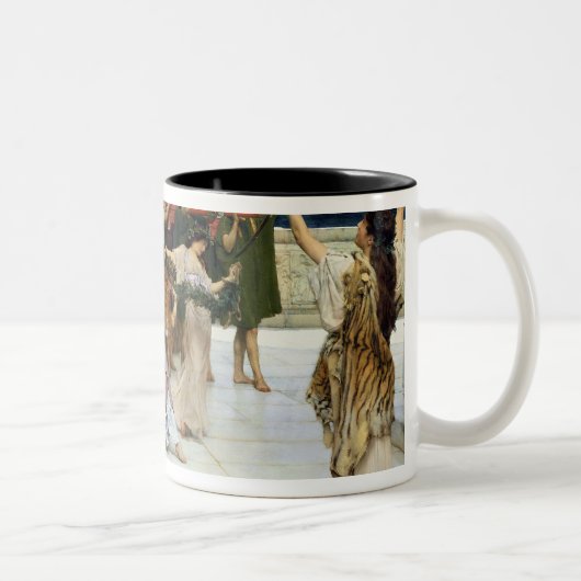 Tasse 2 Couleurs Dévouement d'Alma-Tadema |A au Bacchus (Droit)