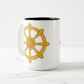 Tasse 2 Couleurs Dharma Wheel (Devant gauche)