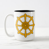Tasse 2 Couleurs Dharma Wheel (Gauche)