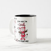 Tasse 2 Couleurs Diable d'ange (Devant gauche)
