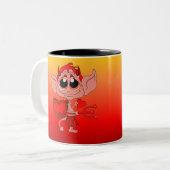 Tasse 2 Couleurs Diable doux de Lil (Devant gauche)