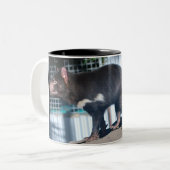 Tasse 2 Couleurs Diable tasmanien (Devant gauche)