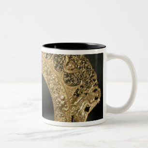 Tasse 2 Couleurs Diadème russe avec le travail en filigrane