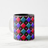 Tasse 2 Couleurs Diamants brillants Créez votre propre Musique (Devant gauche)