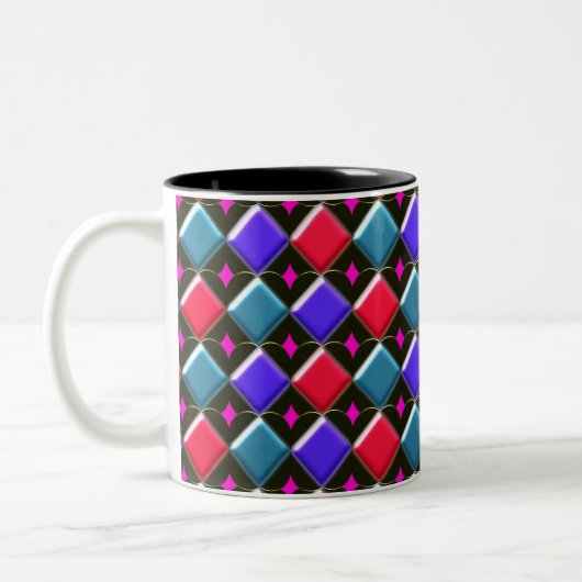 Tasse 2 Couleurs Diamants brillants Créez votre propre Musique (Gauche)
