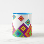 Tasse 2 Couleurs Diamants modernesRétro (Centre)