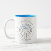 Tasse 2 Couleurs Diamond Hands Stock & Crypto Trader Funny (Gauche)