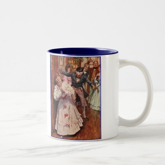 Tasse 2 Couleurs Dickens jeux de partie de chant de Noël (Droit)