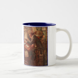 Tasse 2 Couleurs Dickens un chant de Noël chauffant par lueur d'un