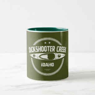 Tasse 2 Couleurs Dickshooter Creek Idaho Kayaking