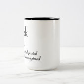 Tasse 2 Couleurs Dictionary Definition For BOOK (Centre)