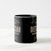 Tasse 2 Couleurs Diéticien (Centre)