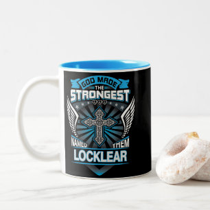 Tasse 2 Couleurs Dieu a fait les plus forts et les a nommés Locklea