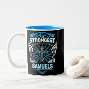 Tasse 2 Couleurs Dieu a fait les plus forts et les a nommés Samuels