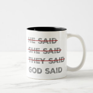 Tasse 2 Couleurs Dieu a le dernier mot