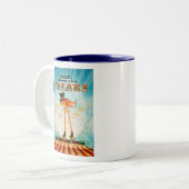Tasse 2 Couleurs Dieu bénissent les phénomènes (Devant gauche)