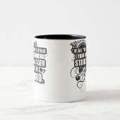 Tasse 2 Couleurs Dieu grunge de régisseur (Centre)