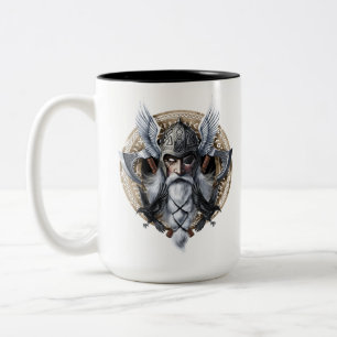 Tasse 2 Couleurs Dieu guerrier Norse Odin