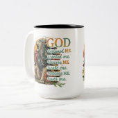 Tasse 2 Couleurs Dieu M'A Conçu... (Devant gauche)