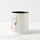 Tasse 2 Couleurs Dieux égyptien de l'ancienne égypte (Centre)