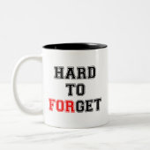 Tasse 2 Couleurs Difficile à obtenir - Difficile à oublier | Humour (Gauche)