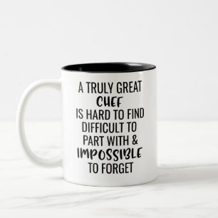 Tasse 2 Couleurs Difficile De Trouver Un Chef Vraiment Grand