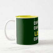 Tasse 2 Couleurs ` Difficile, difficile, citron, difficile' (Gauche)