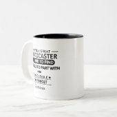 Tasse 2 Couleurs Diffuseur personnalisé Merci (Devant gauche)