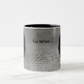 Tasse 2 Couleurs Digital Art Friesian Horse (Centre)