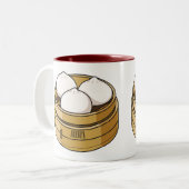 Tasse 2 Couleurs Dim sum dessin animé (Devant gauche)