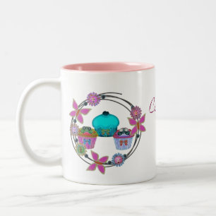 Tasse 2 Couleurs Dimanche de Cupcake