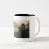 Tasse 2 Couleurs Dimetrodon et Eryops (Devant droit)