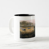 Tasse 2 Couleurs Dimetrodon et Eryops (Devant gauche)