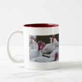 TASSE 2 COULEURS DINDES AU TRAVAIL (Gauche)