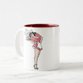 Tasse 2 Couleurs Diner Girl (Devant gauche)
