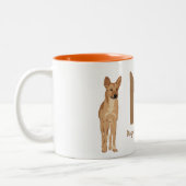 Tasse 2 Couleurs Dingo de BYO (dingo de Canis) "M " (Gauche)