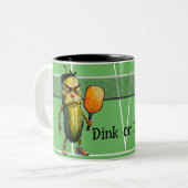 Tasse 2 Couleurs Dink ou Die Funny Dill (Devant gauche)