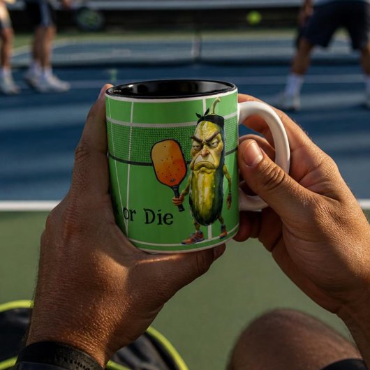 Tasse 2 Couleurs Dink ou Die Funny Dill