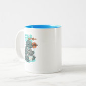 Tasse 2 Couleurs Dino ramen (Devant gauche)