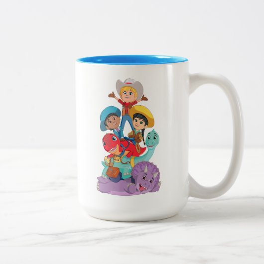 Tasse 2 Couleurs Dino Ranch Friends (Droit)
