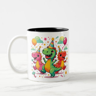 Tasse 2 Couleurs Dinosaur bébé