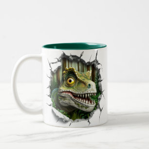 Tasse 2 Couleurs Dinosaure 3D Hot Cocoa Kids