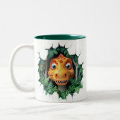 Tasse 2 Couleurs Dinosaure 3D Hot Cocoa Kids (Gauche)