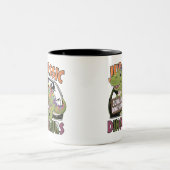 Tasse 2 Couleurs dinosaure jurassique (Centre)