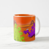 Tasse 2 Couleurs Dinosaures (Devant droit)