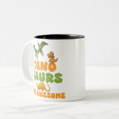 Tasse 2 Couleurs Dinosaures (Devant gauche)