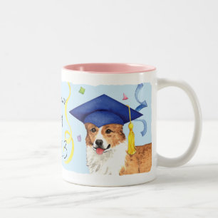 Tasse 2 Couleurs Diplômé de corgi de Gallois de Pembroke