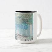 Tasse 2 Couleurs Dire Mixte Art Blue (Devant droit)