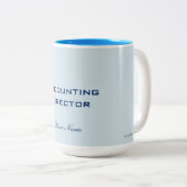 TASSE 2 COULEURS "DIRECTEUR COMPTABLE" (Devant droit)