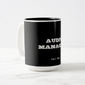 TASSE 2 COULEURS "DIRECTEUR D'AUDIT " (Devant gauche)